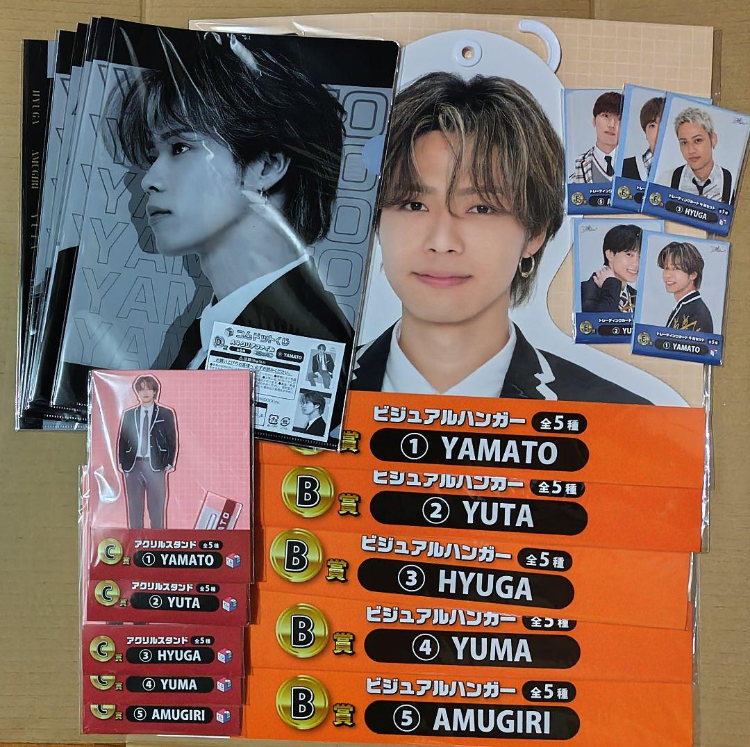 コムドットくじ BCDE賞 ハンガー アクリルスタンド クリアファイル