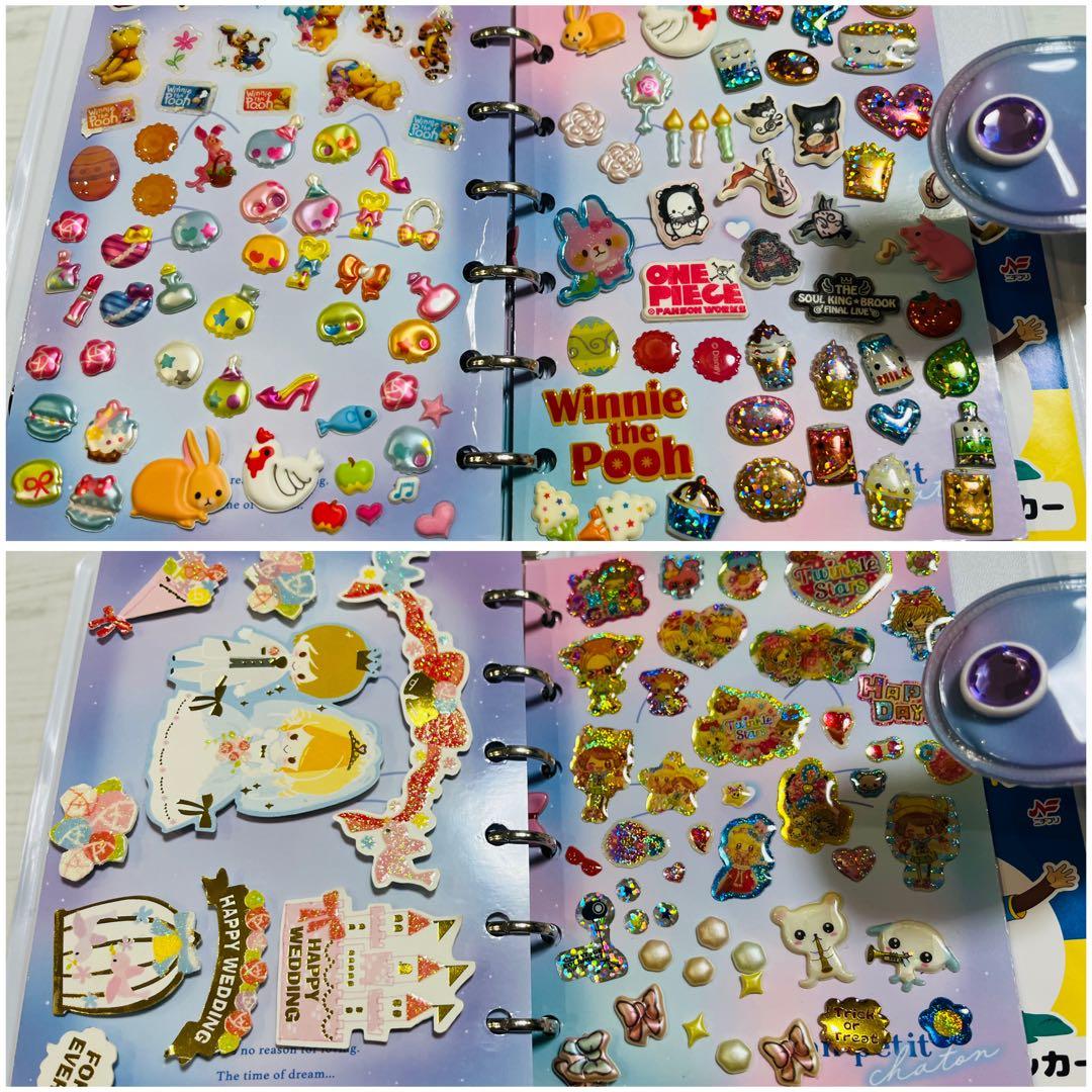 平成レトロ　シール帳完成品　ボンボンドロップシール　フレークシール　まとめ売り