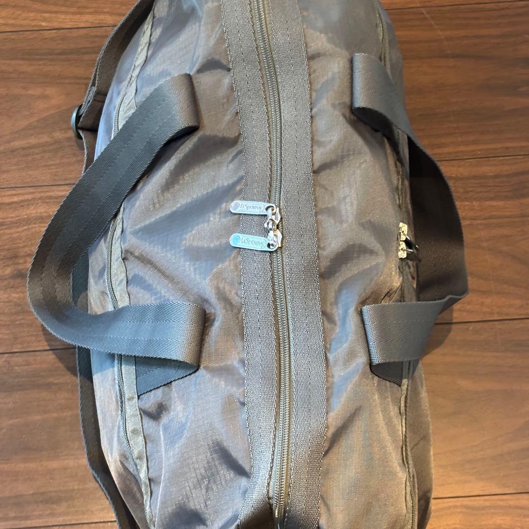 LeSportsac レスポートサック ボストンバッグ 美品　激レア　カーキ　L