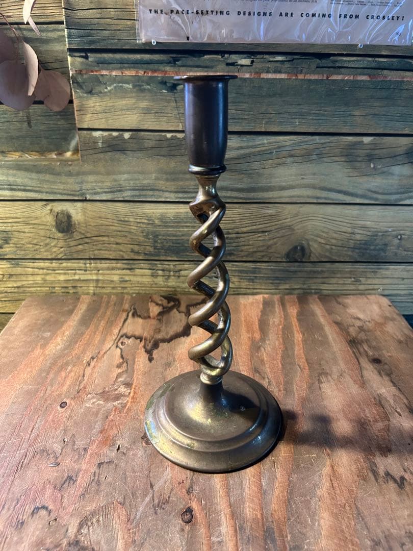 キャンドルホルダー アンティーク 年代不明