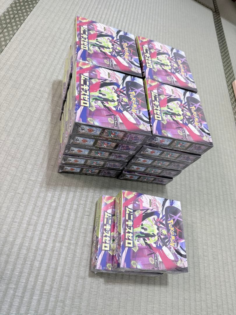 ポケモンカードゲーム・ムニキスゼロ→☆２２BOX→シュリンク付き新品未開封