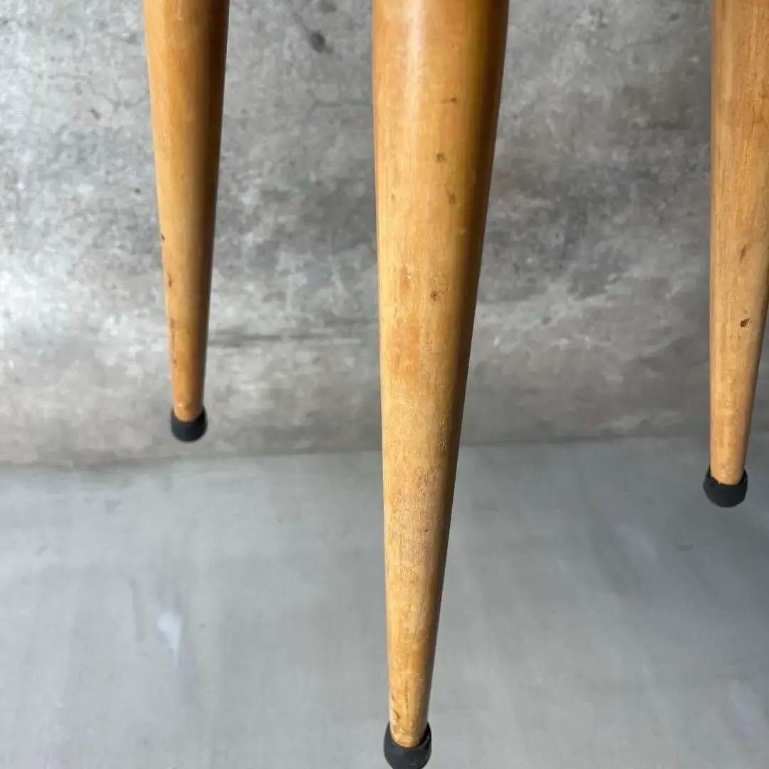 当時物 希少　オールドヴィンテージ　天童木工　リングスツール