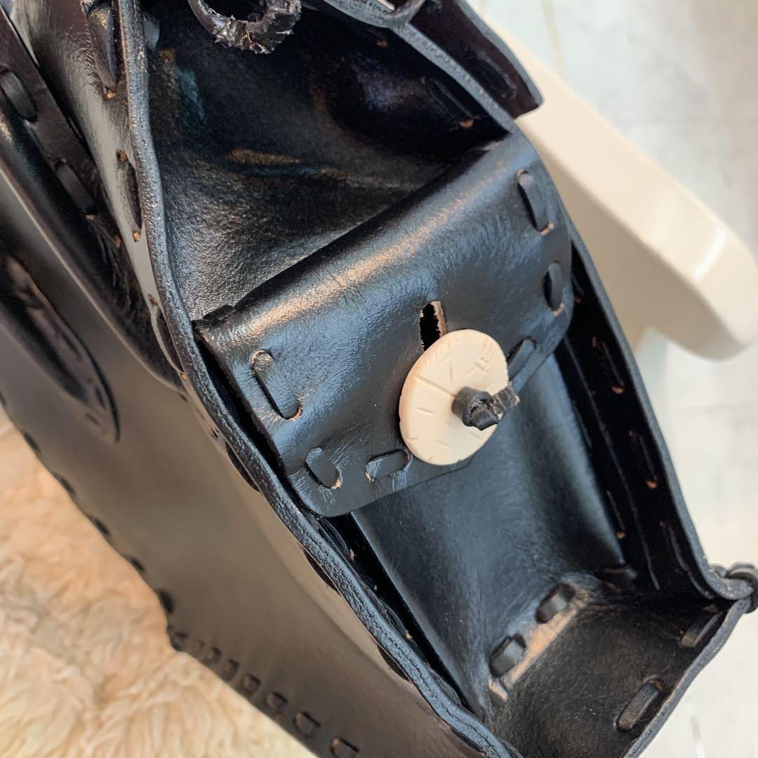 ☆未使用品☆カービングトライブス マエストラ プレーン21SS ハンドバッグ 黒