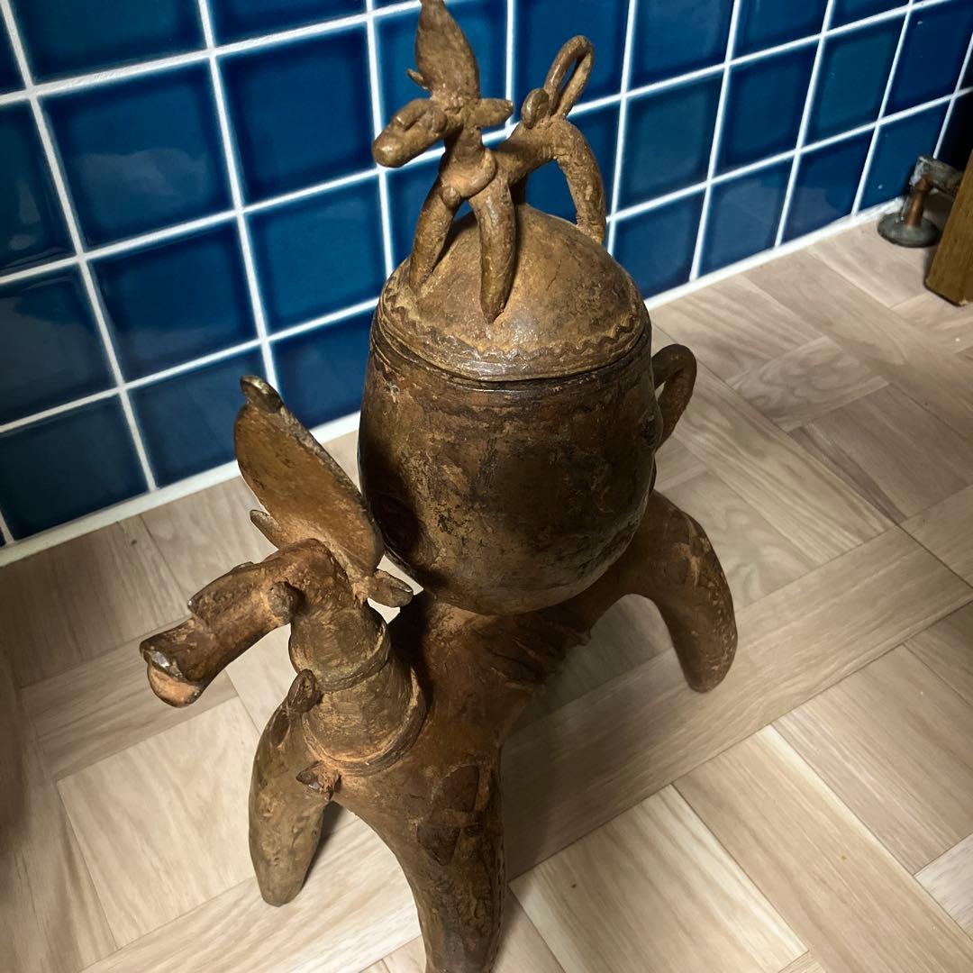 マリ共和国　ドゴン族　金属製オブジェ