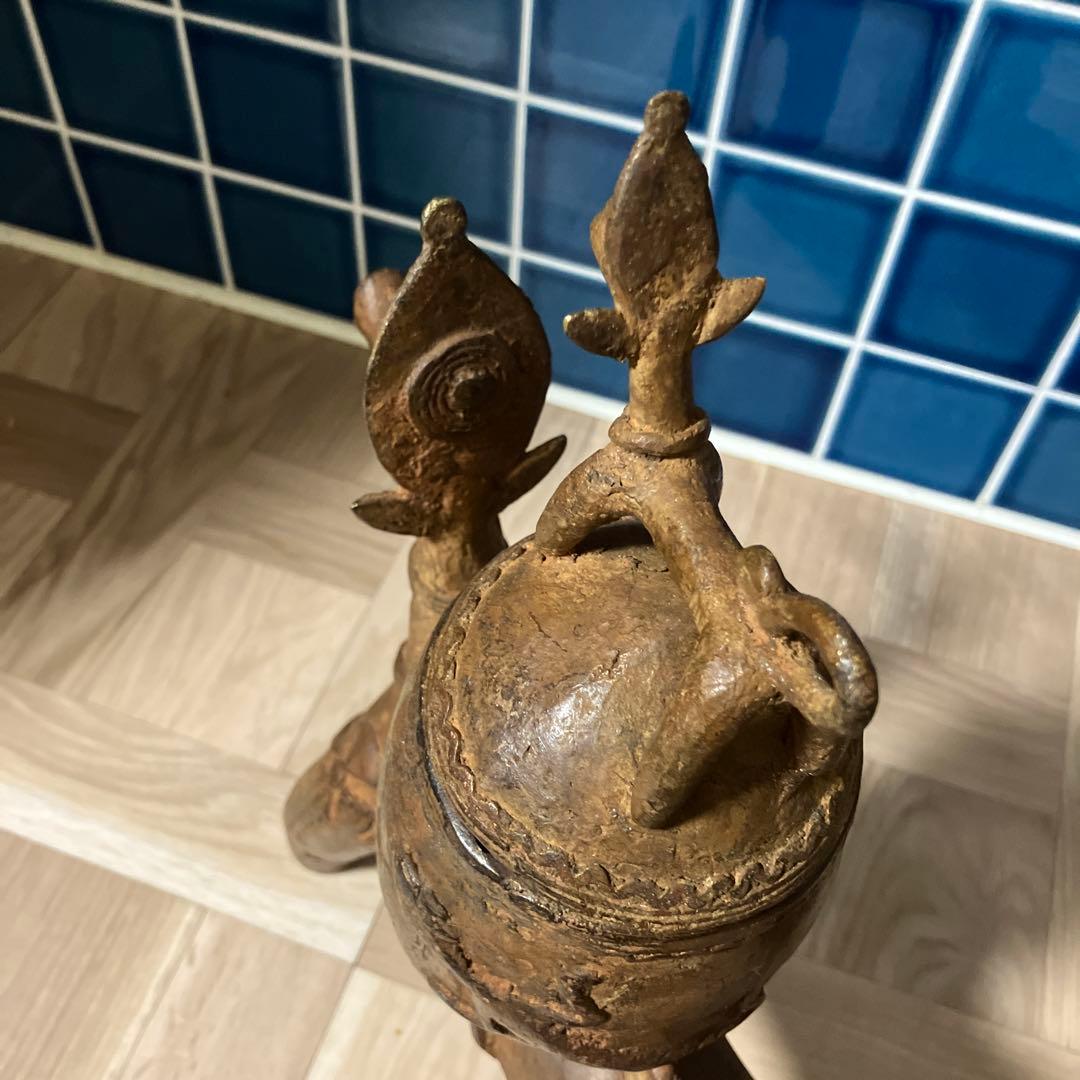 マリ共和国　ドゴン族　金属製オブジェ