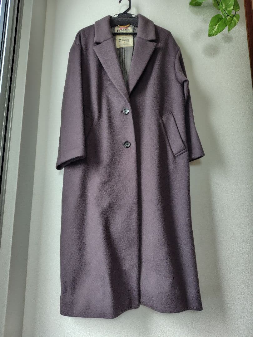 SUPER120s オーバーチェスターコート　ジャーナルスタンダードレサージュ