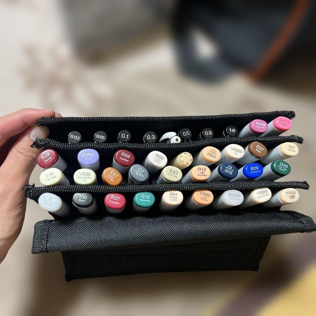 【最終値下げ‼️】コピックスケッチ BASIC36COLORS ＆ バラ色セット