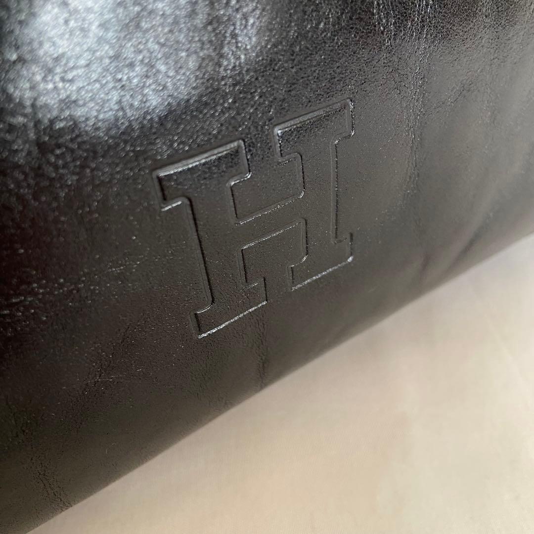 HIROFU ヒロフ ベリーナ 本革 レザー フォーマル バッグ 黒 希少