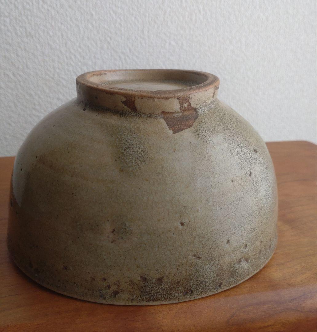 【高麗・李朝・朝鮮】高麗青磁茶碗　古陶　象嵌菊花文　雲鶴狂言袴