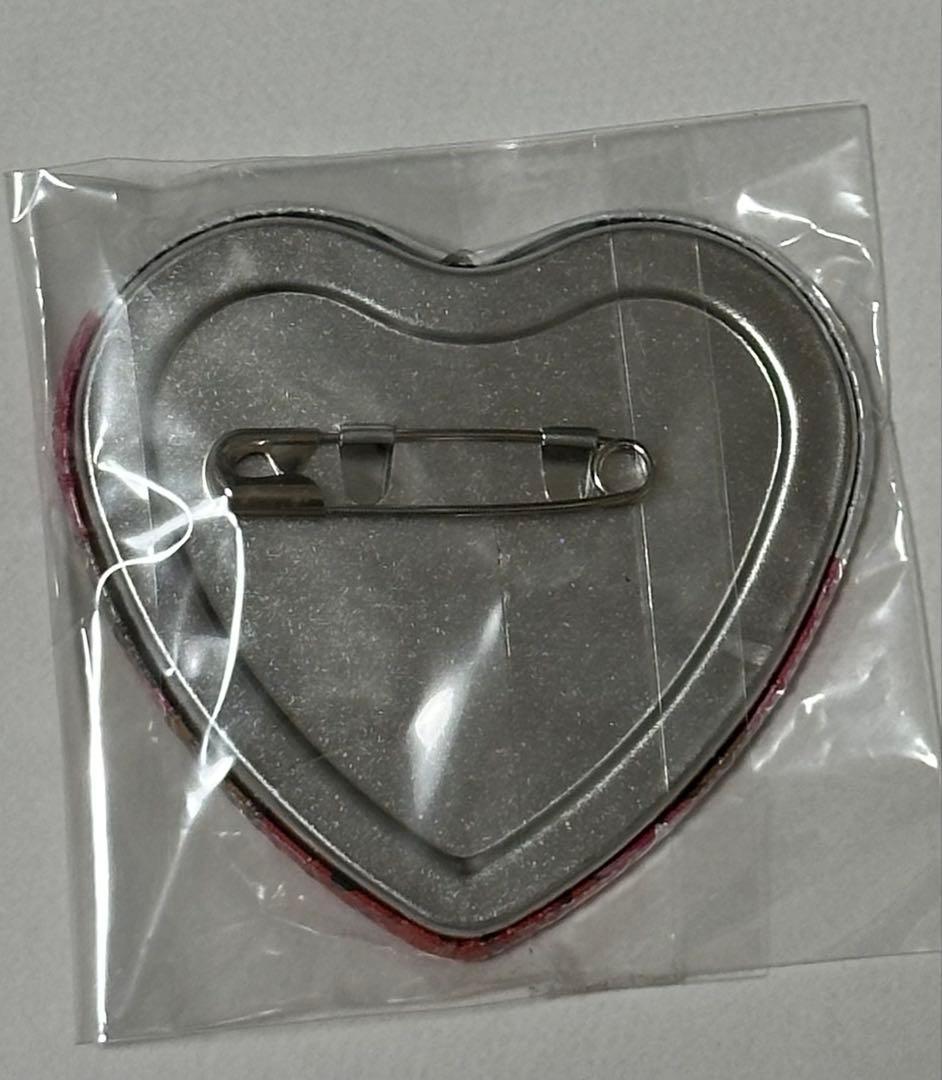 エヴァンゲリオン　ハート缶バッジ　アスカ