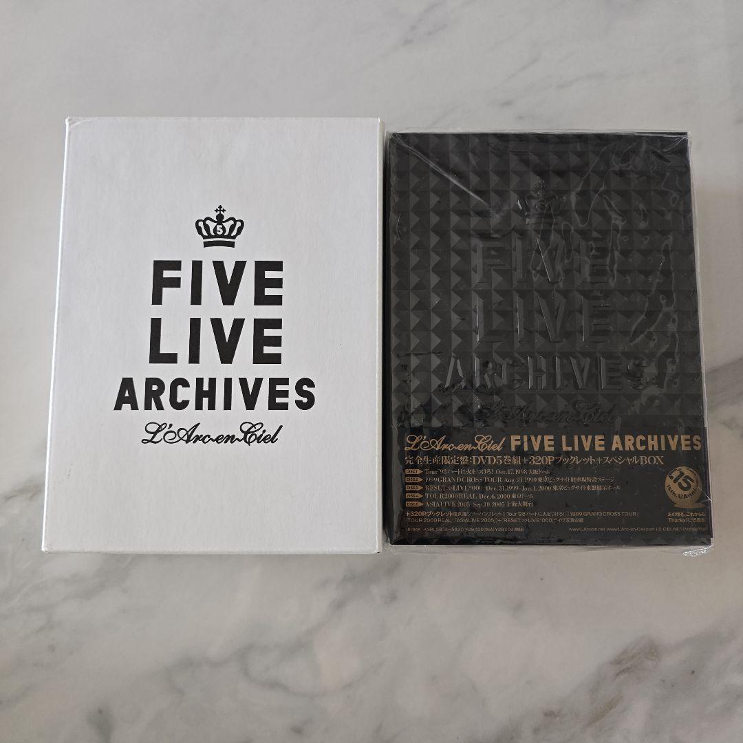 L'Arc～en～Ciel DVD 豪華FIVE LIVE Set