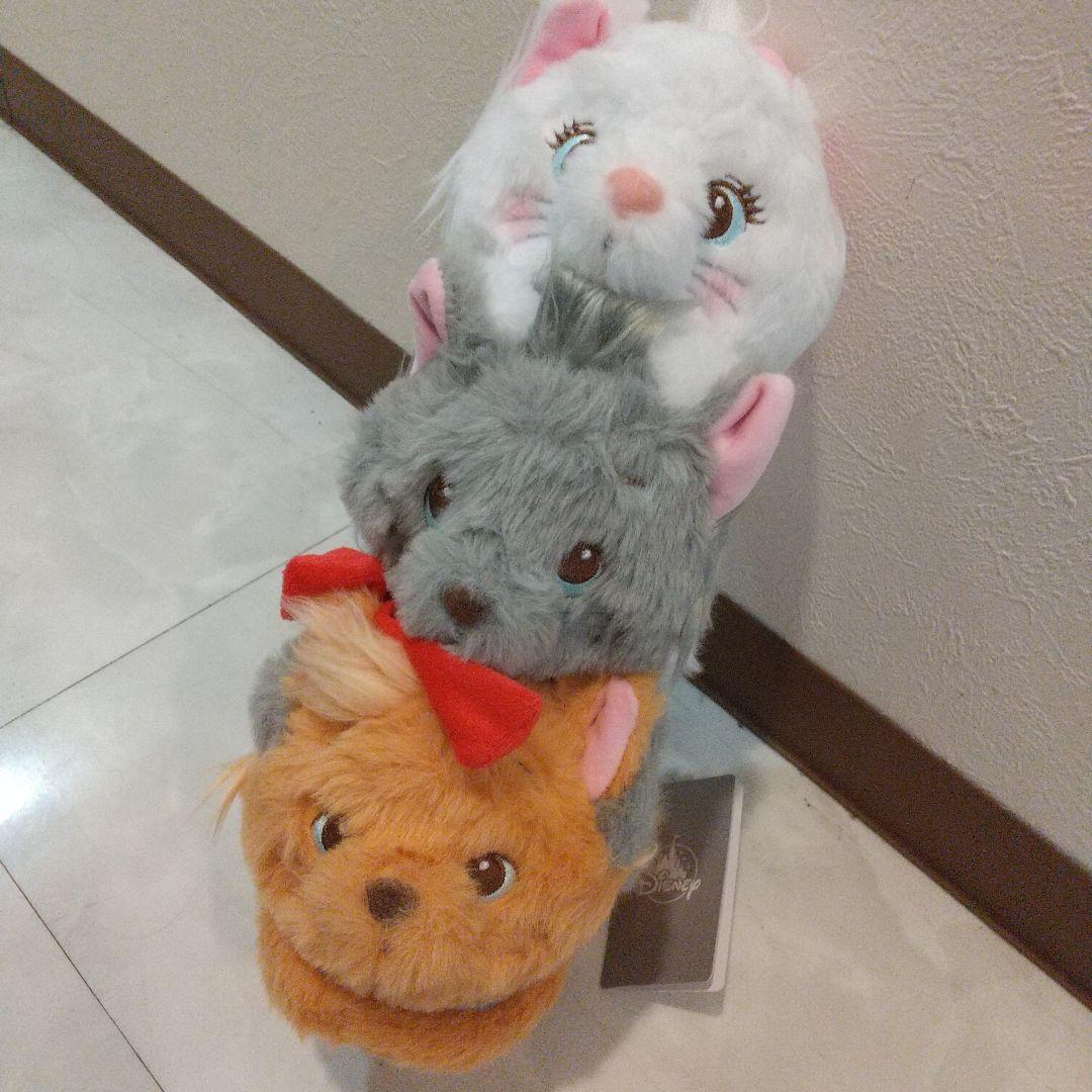 新品　ディズニー　ぬいぐるみ　おしゃれキャット マリー ベルリオーズ トゥルーズ