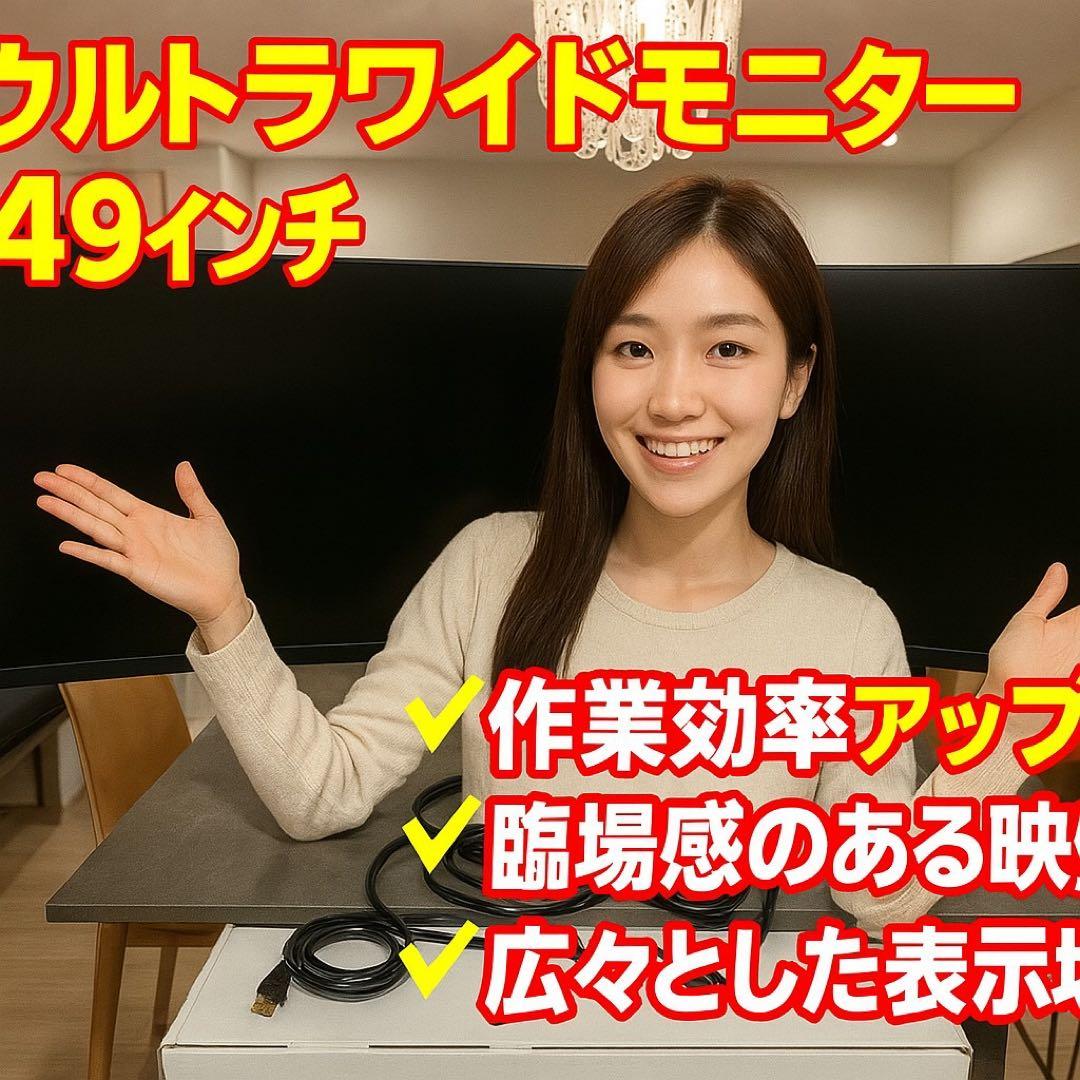 PHILIPS ウルトラワイドモニター 49インチ 曲面