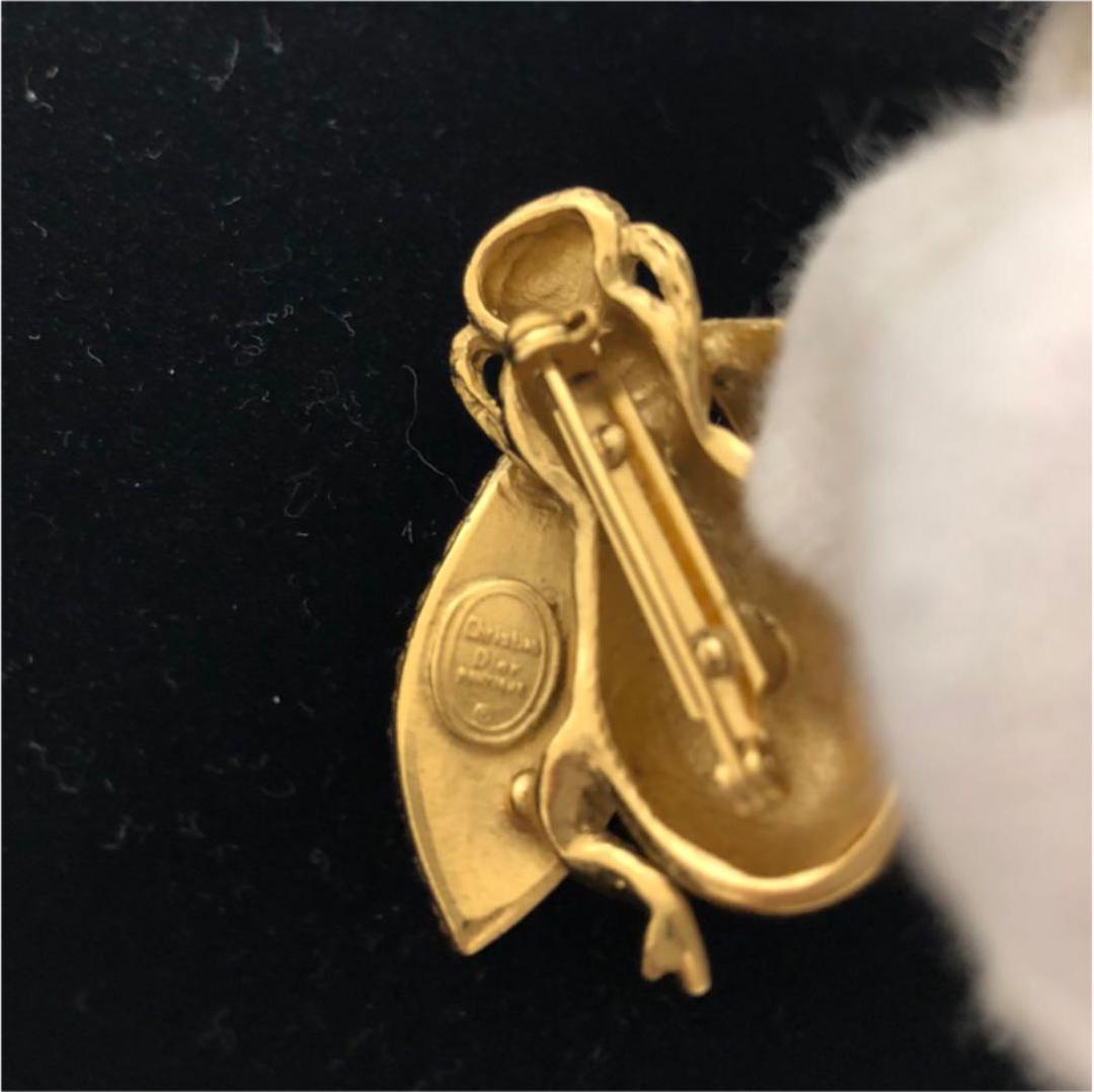 ChristianDior クリスチャンディオール 蜂 ハチ ブローチ ゴールド