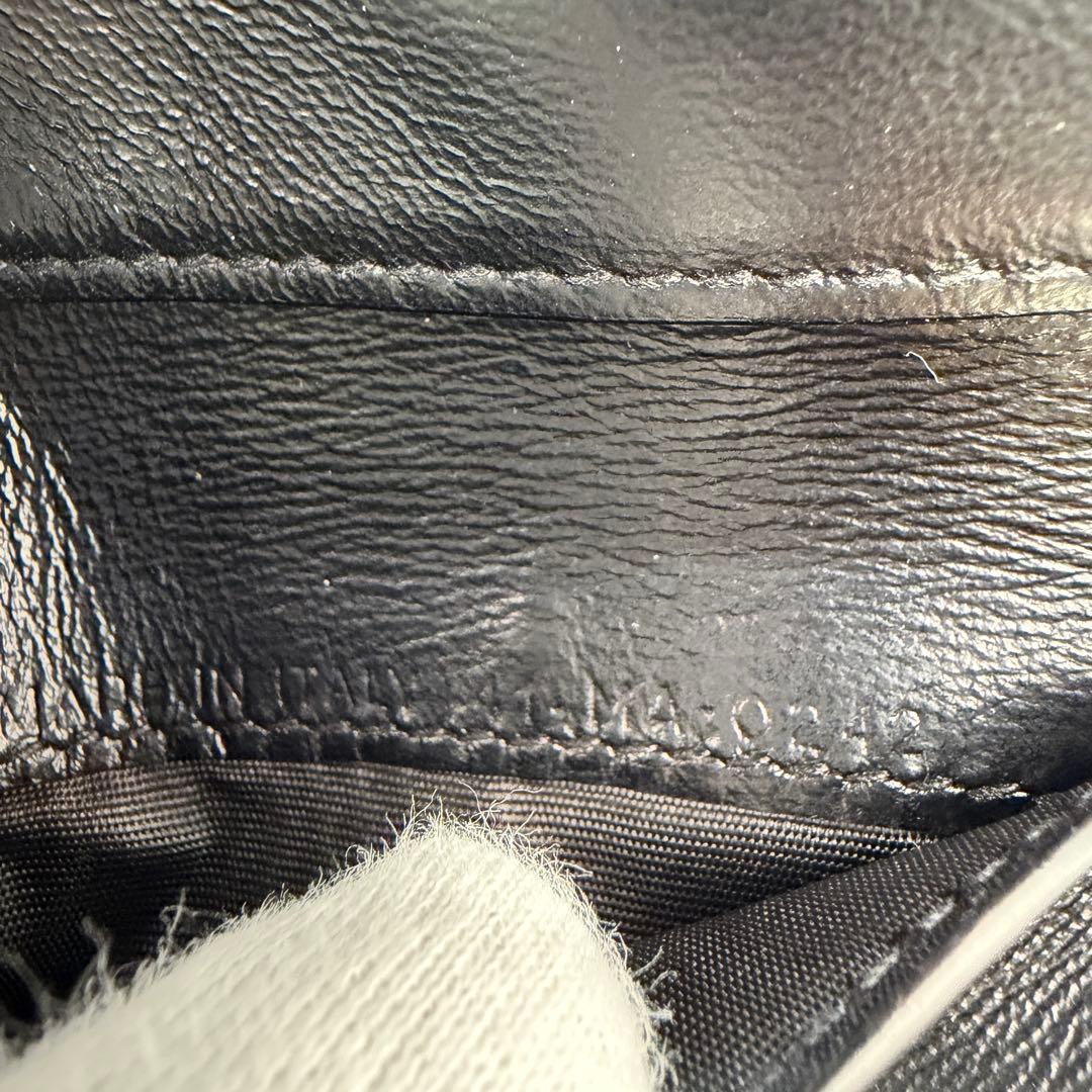 人気 Dior ディオール　エナメル レディディオールロータ 三つ折り 財布