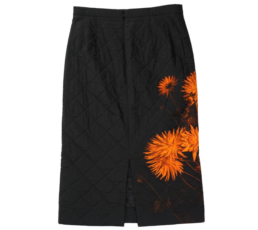 ベルギー製 DRIES VAN NOTEN フラワー キルティング スカート