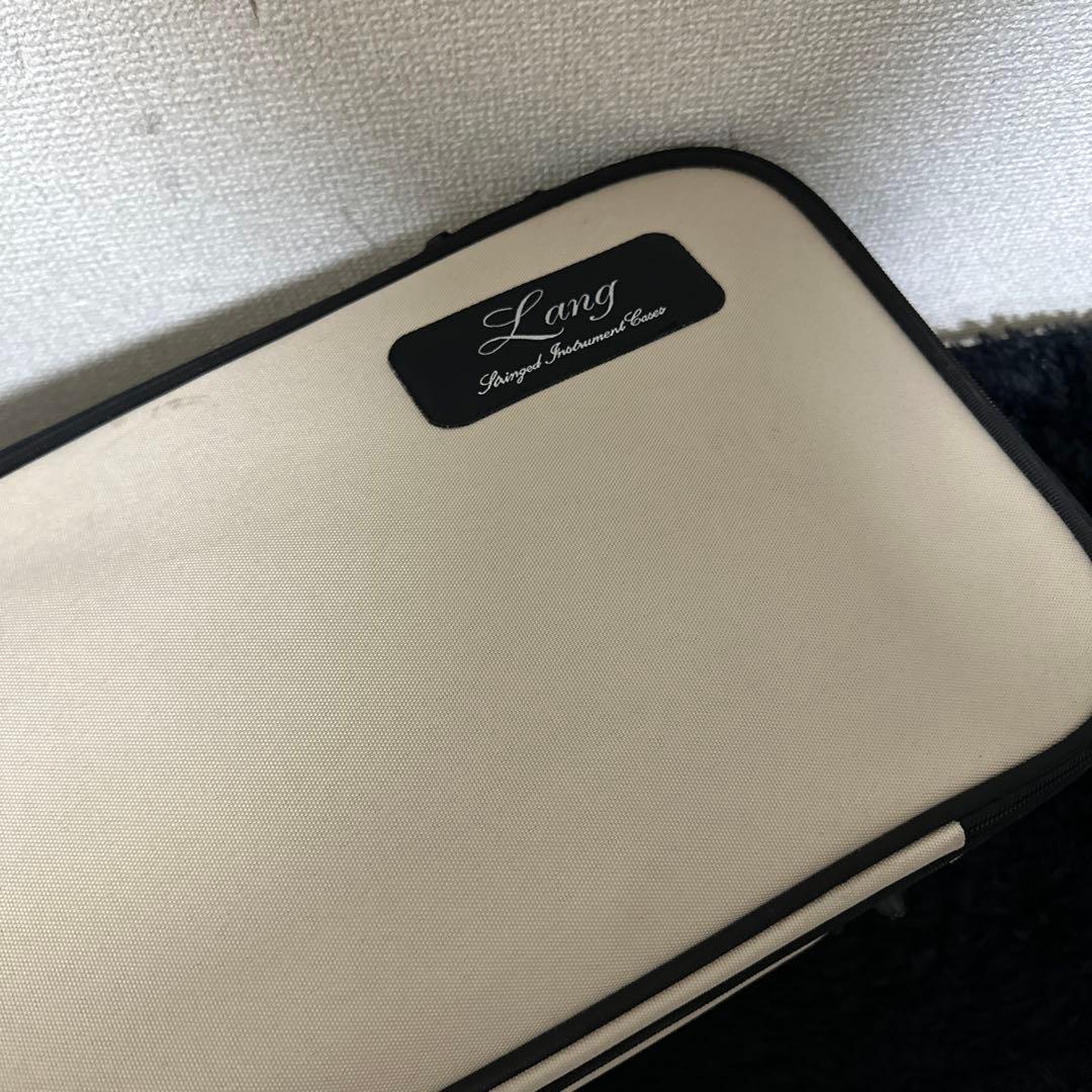 高級 Lang バイオリンケース 4/4サイズ 弦楽器 湿度計付き
