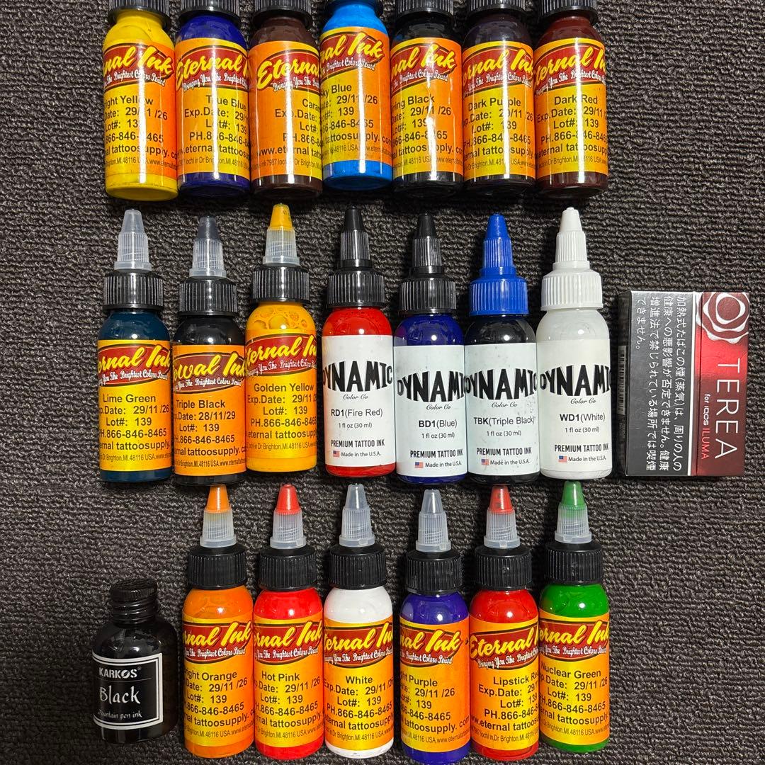 タトゥー　インクなどなど