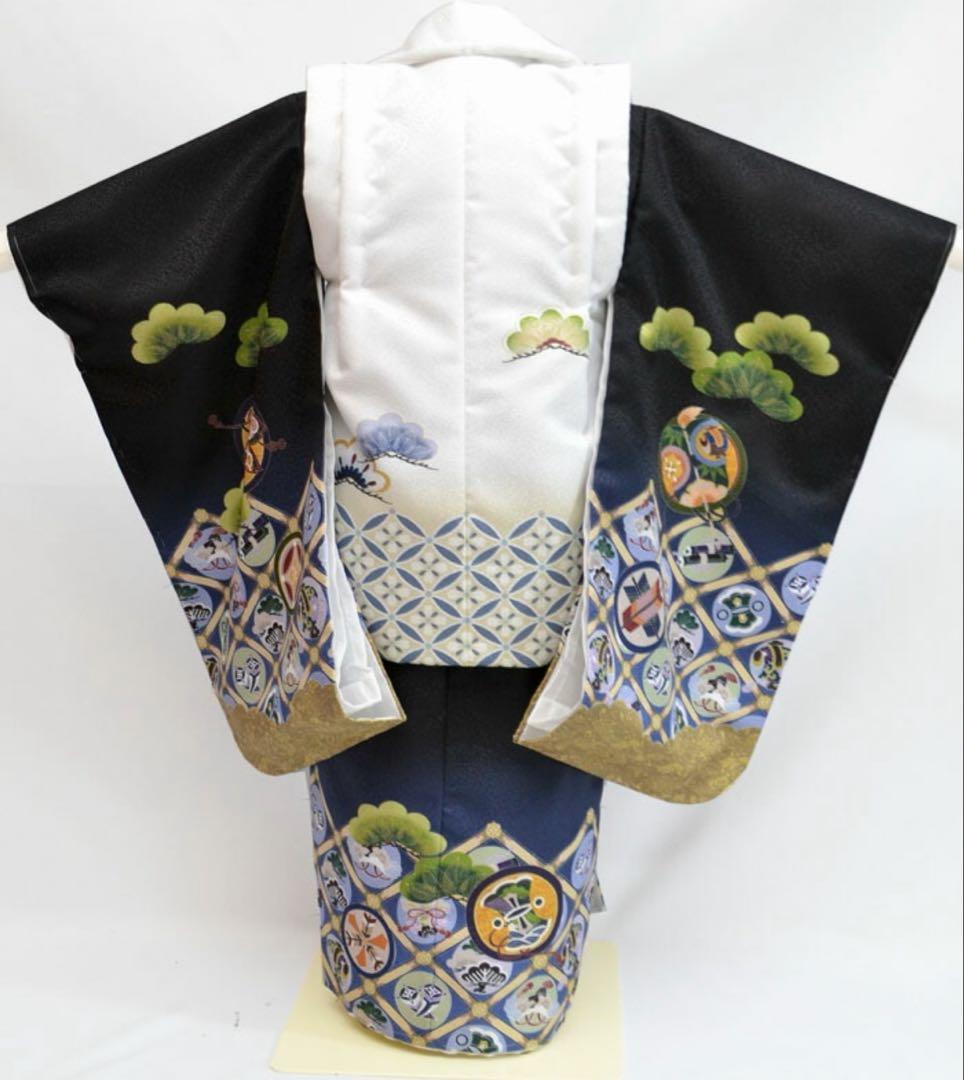 七五三 着物 3歳 男の子 被布セット