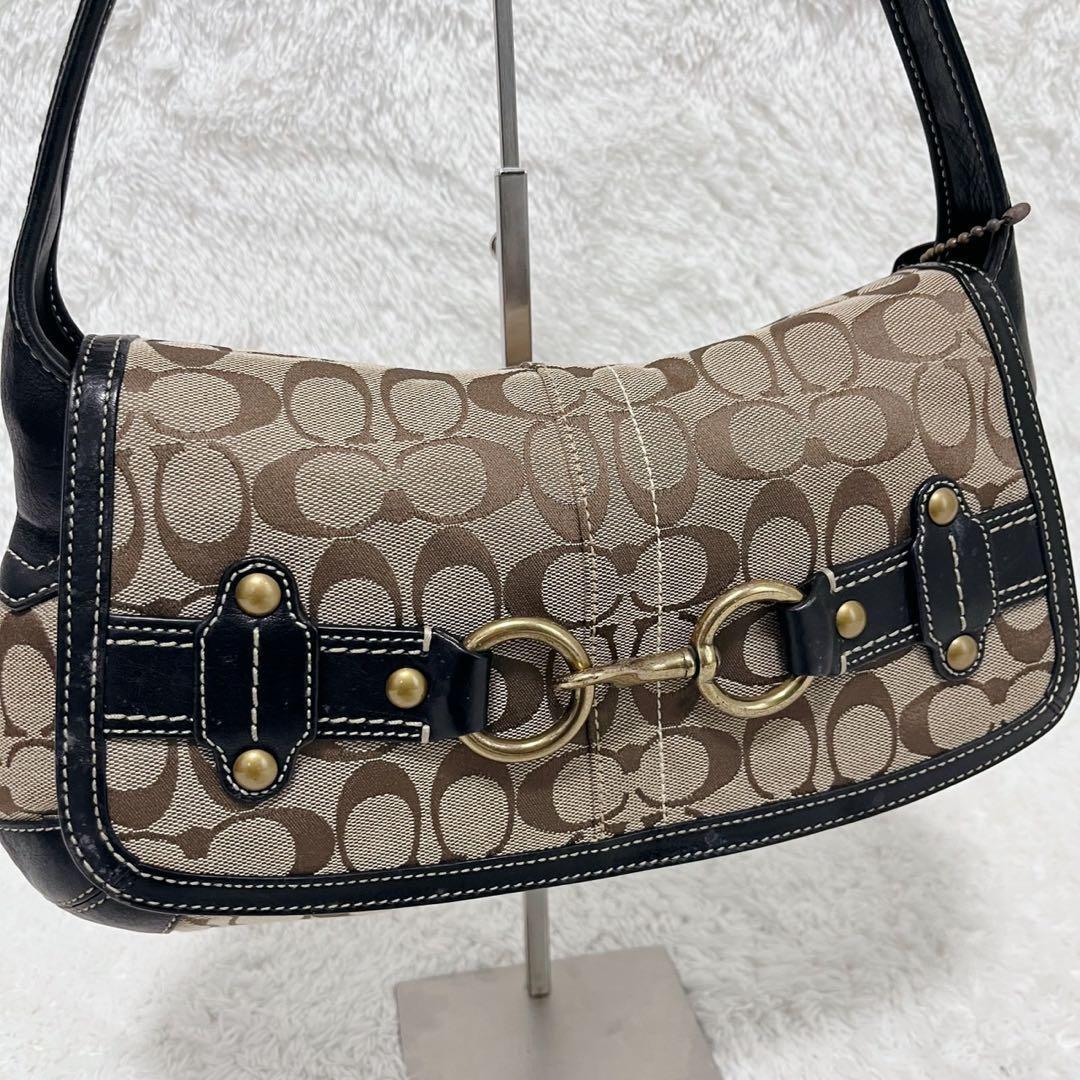 希少　コーチ　ショルダーバッグ　シグネチャー　Y2K レガシー