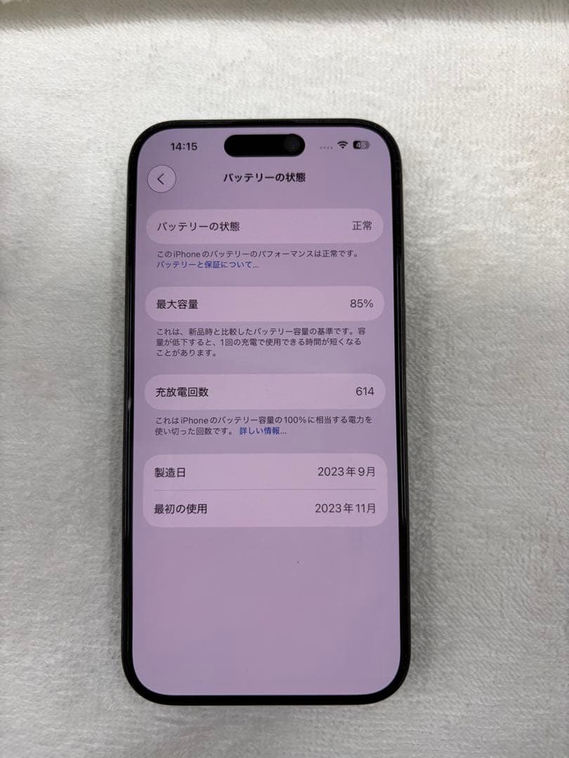 【Yさん専用出品】　iPhone 15 Pro 256GB SIMフリー