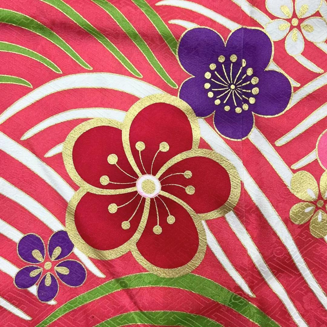 ≪早い者勝ち≫【美品】 振袖 正絹 古典柄 成人式 単品 白 S*110 ●