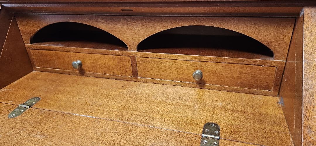 イタリア製 アンティークライティングビューロー デスク チェスト