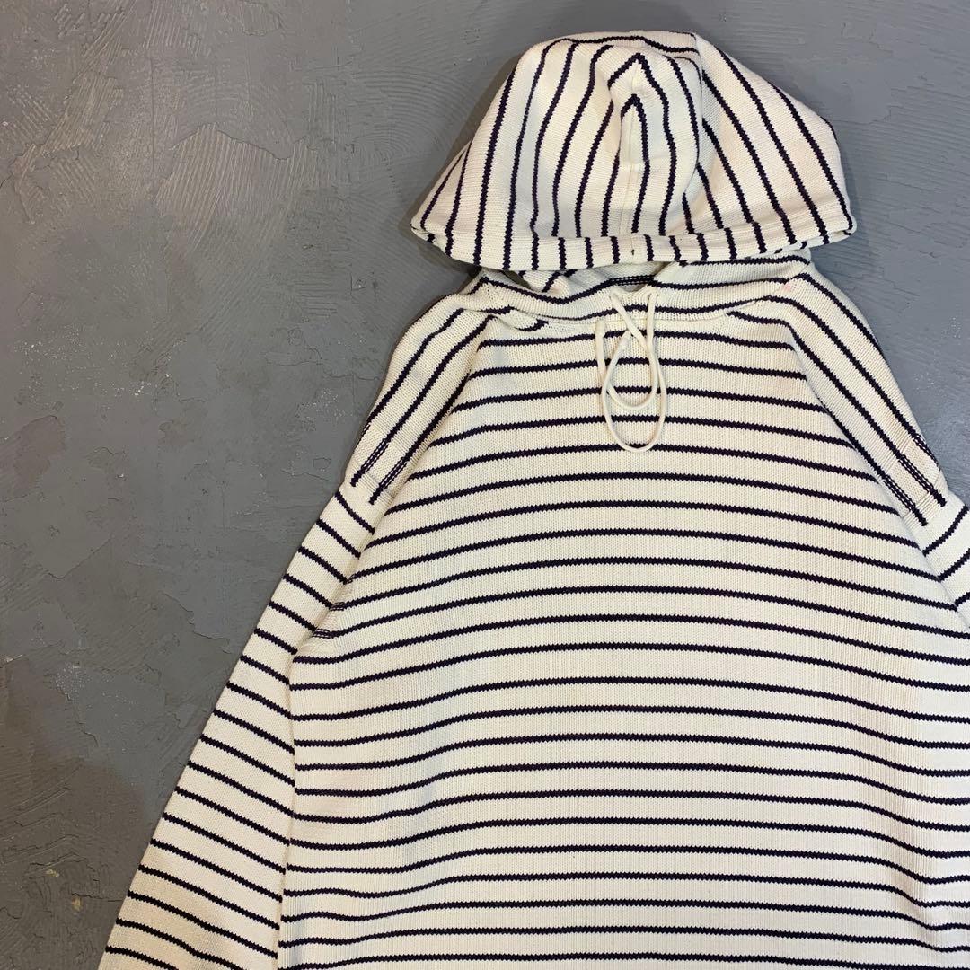 13WD999 90's old GAP ボーダー コットン パーカー