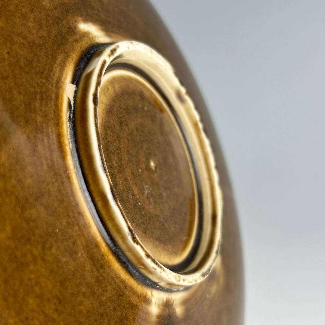 定窯紫金釉鹿紋碗 唐物 中国古玩 中国美術 唐物 擺件 A895