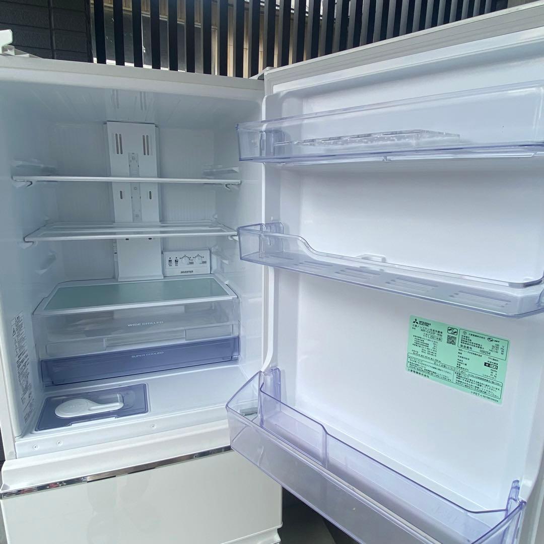 2021年製 三菱電機 冷凍冷蔵庫 MR-CX33F 330L 自動製氷 右開