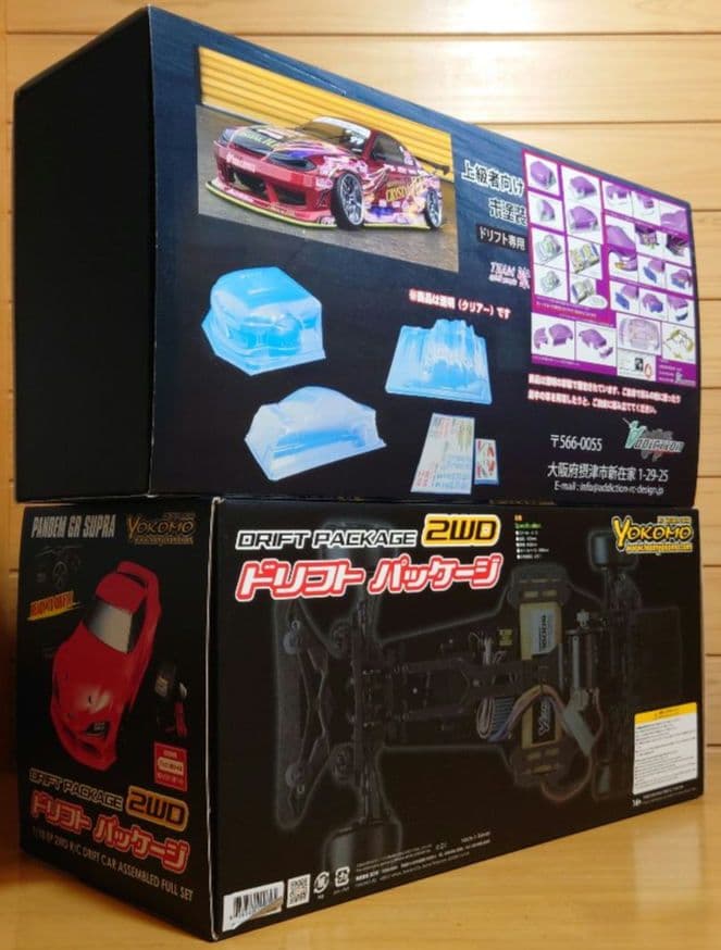 映画アライブフーンRCカーS15シルビアボディ＆ヨコモドリパケ2WDフルセット新