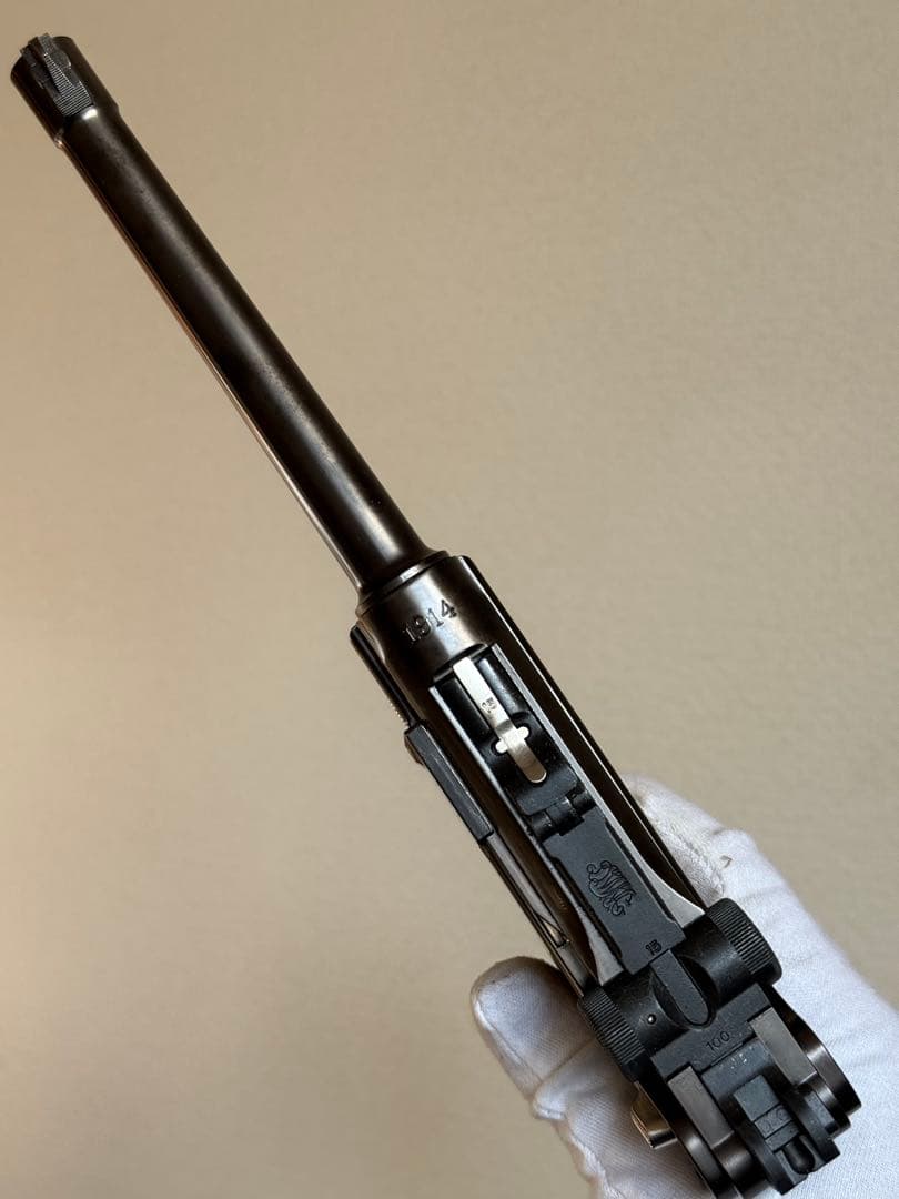 タナカ ルガー P08 6インチ メタルフィニッシュ ガスブロ ガスガン マルイ