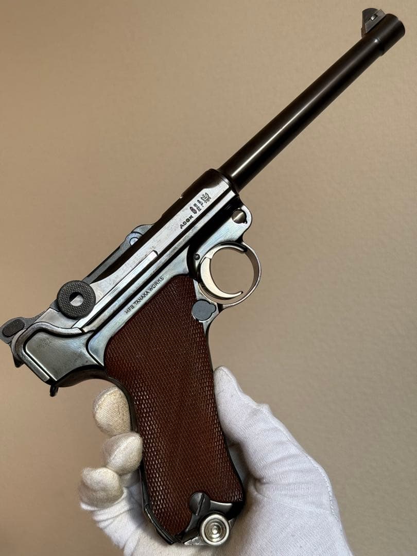 タナカ ルガー P08 6インチ メタルフィニッシュ ガスブロ ガスガン マルイ