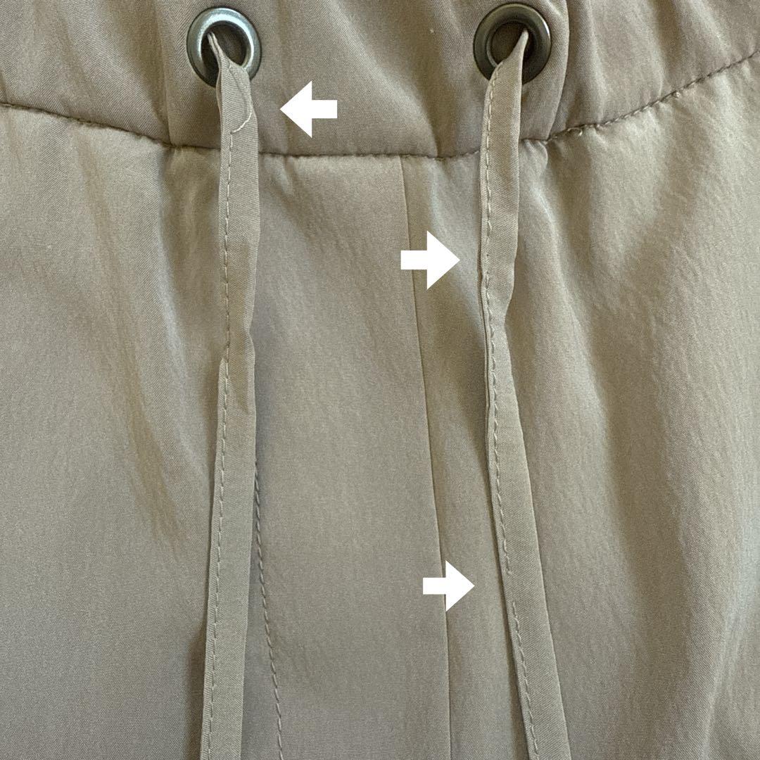 ▪️ブルネロクチネリ ガウチョパンツ シルク混 ゴムウエスト ブラウンベージュ