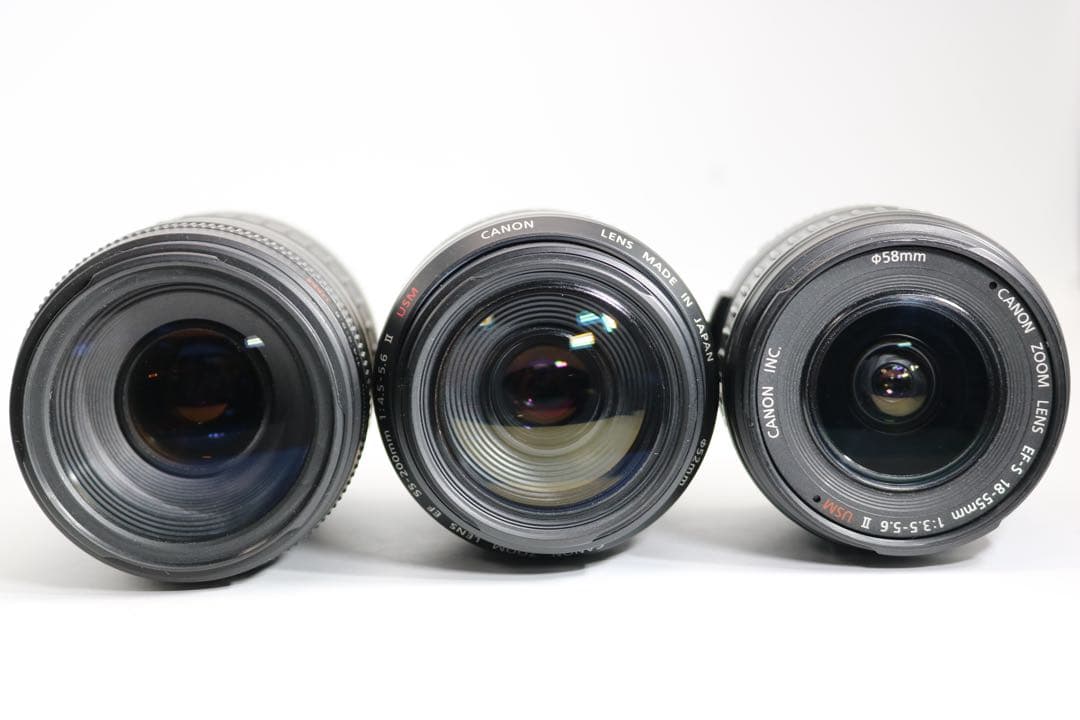 ボディ新品級 【Canon EOS Kiss X10 トリプルレンズセット】