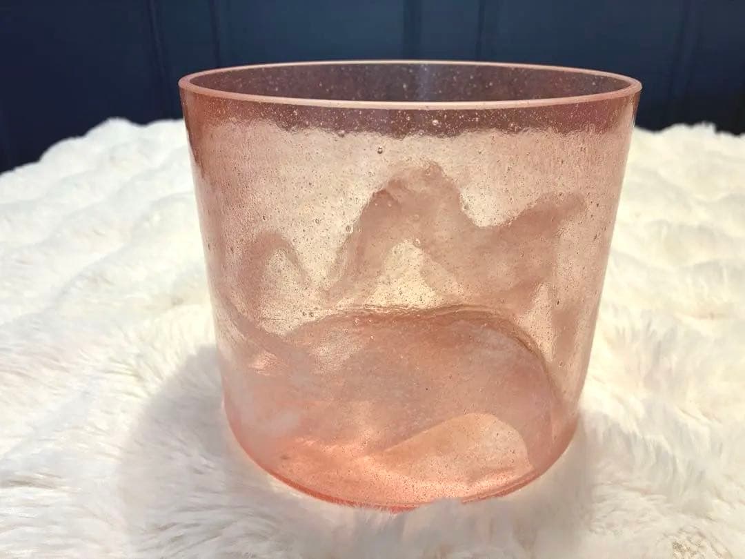 クリスタルボウル　7インチG+20 ピンク