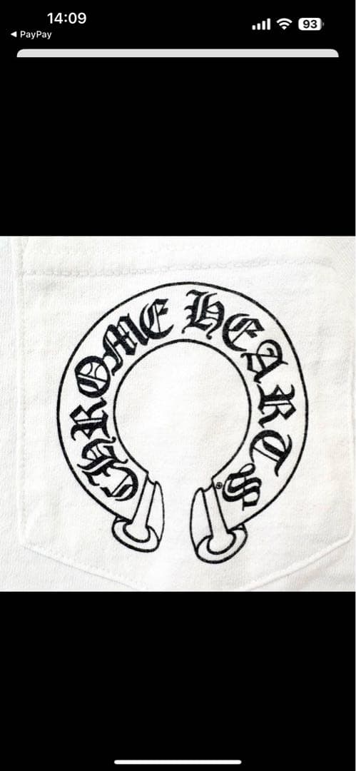 CHROME HEARTS ホワイト Tシャツ　Mサイズ