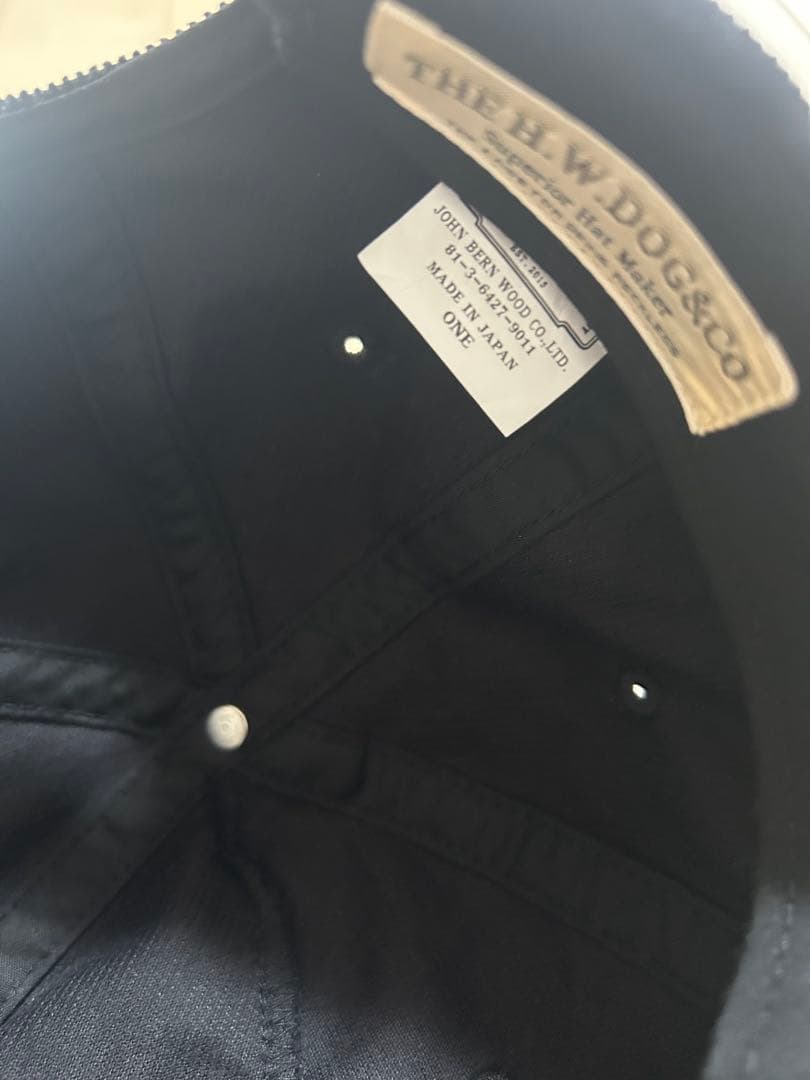 帽子 THE H.W.DOG&CO. CORDUROY WORKERS CAP