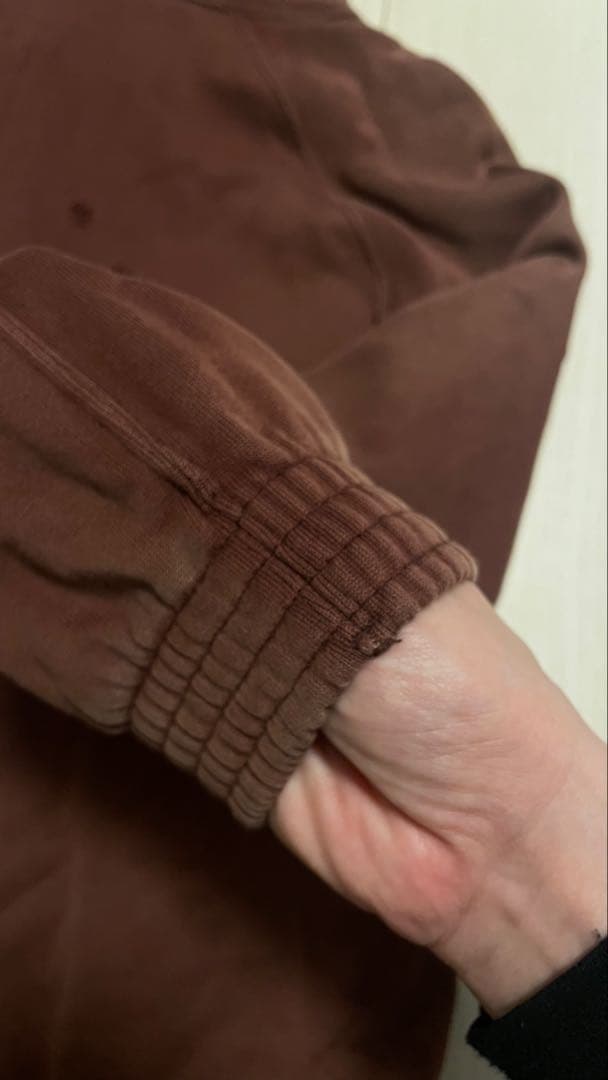 正規品　NUMBER (N)INE エンブレムダメージパーカー フーディ0