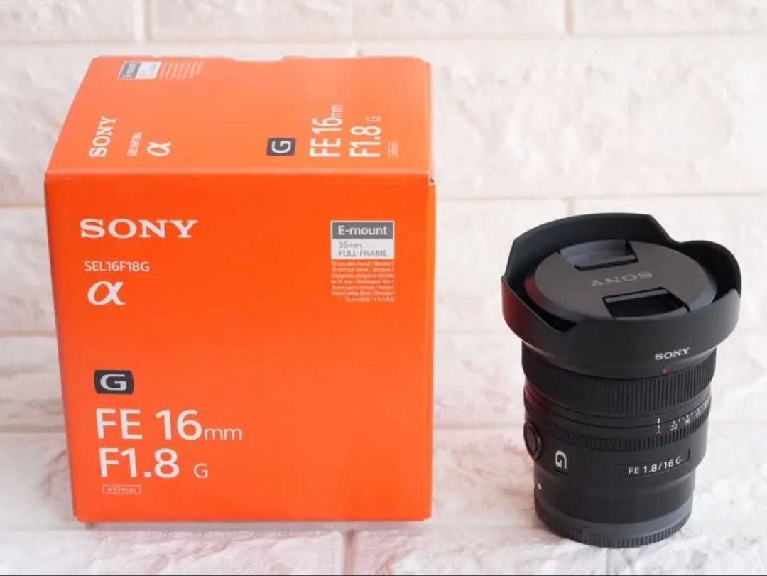 SONY FE 16mm F1.8 G Eマウントレンズ　超美品