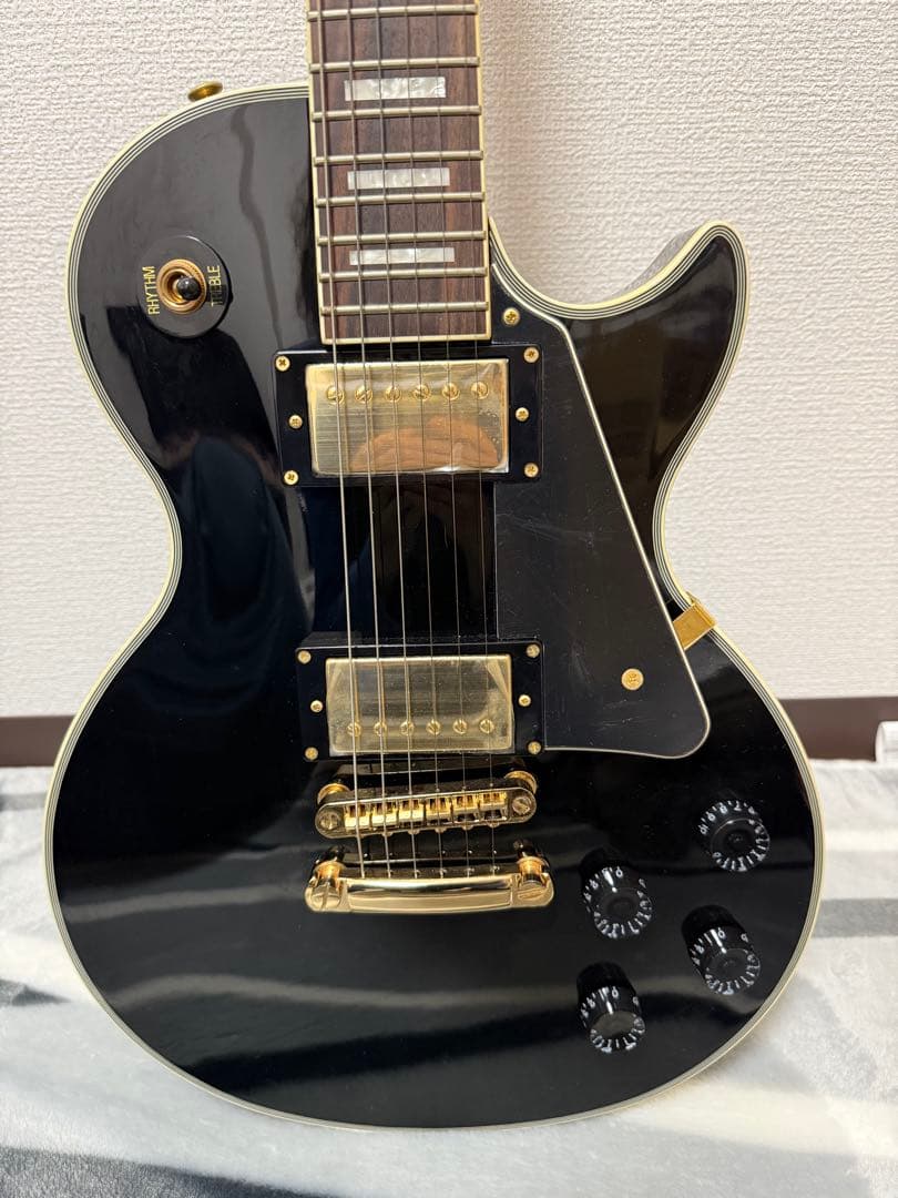 BUSKER'S ブラック エレキギター レスポールタイプ