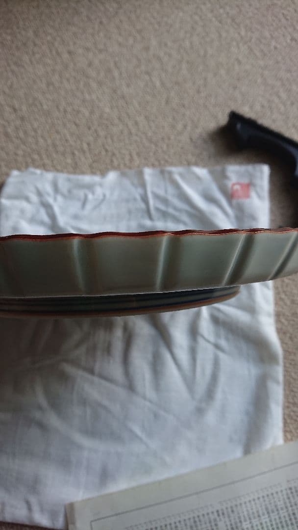 九谷焼 色絵 牡丹図 飾皿 武腰泰山氏共箱入