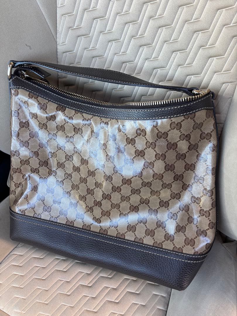 Gucci グッチ　ショルダーバッグ ブラウン ブラック　美品