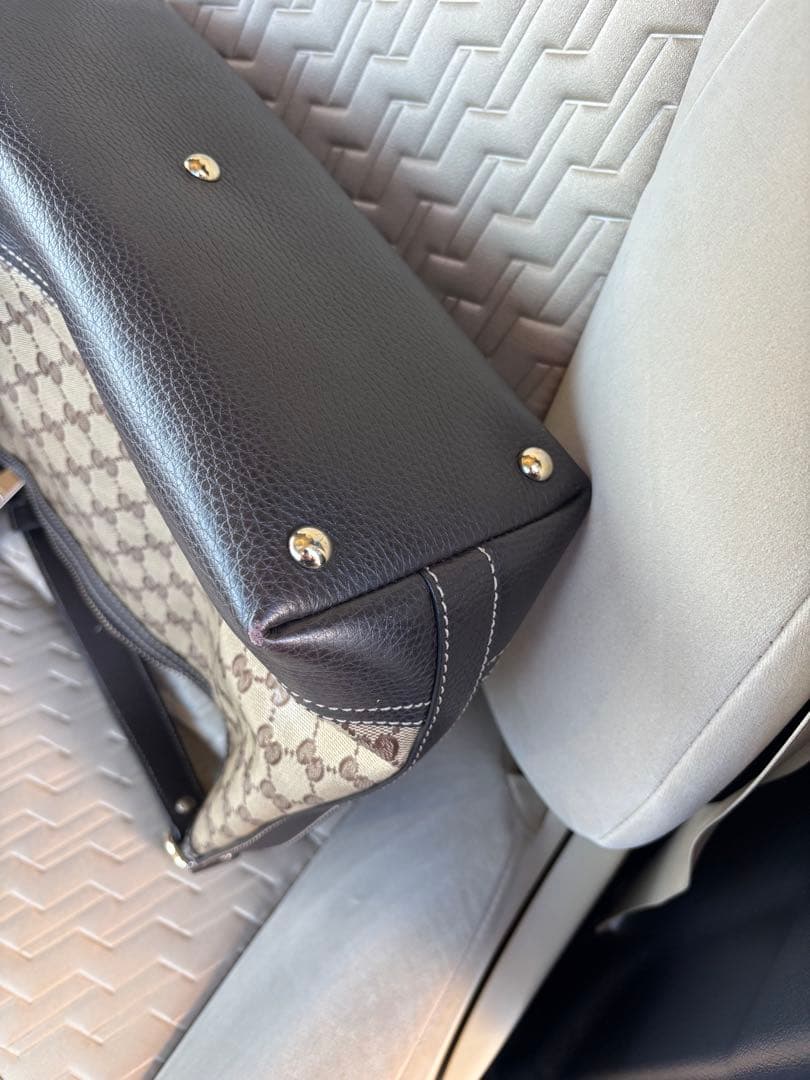 Gucci グッチ　ショルダーバッグ ブラウン ブラック　美品