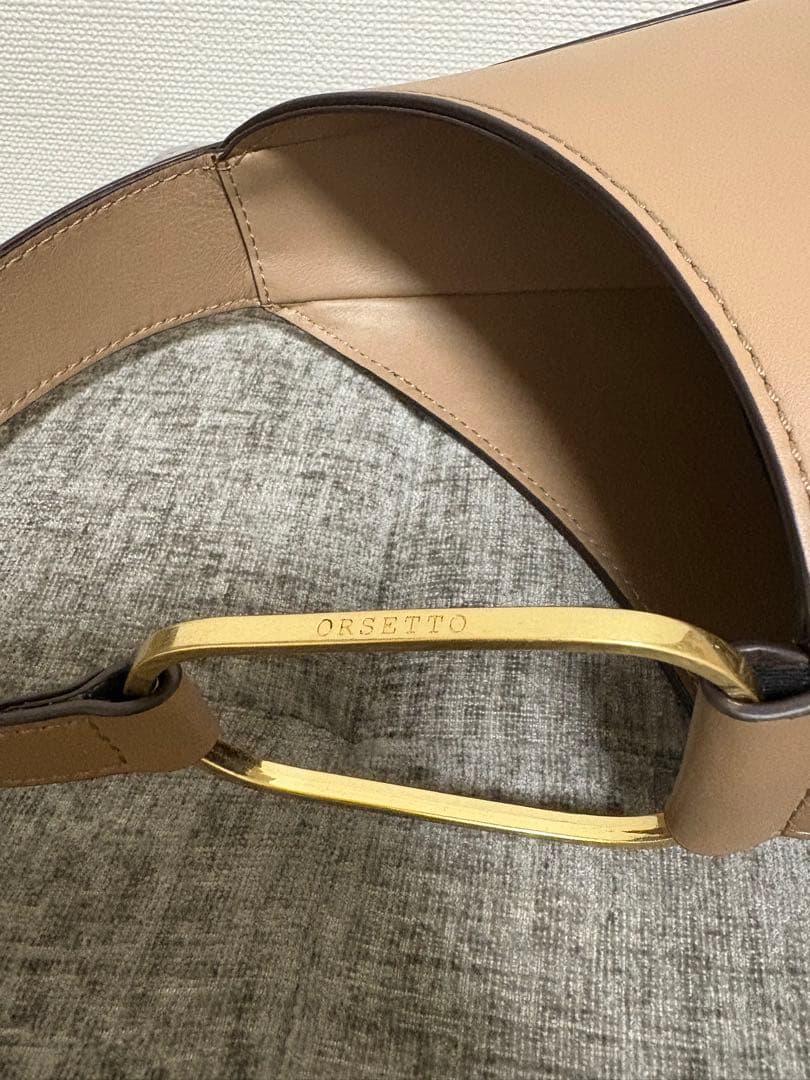 ORSETTO SLOPE ハンドバッグ　トープ