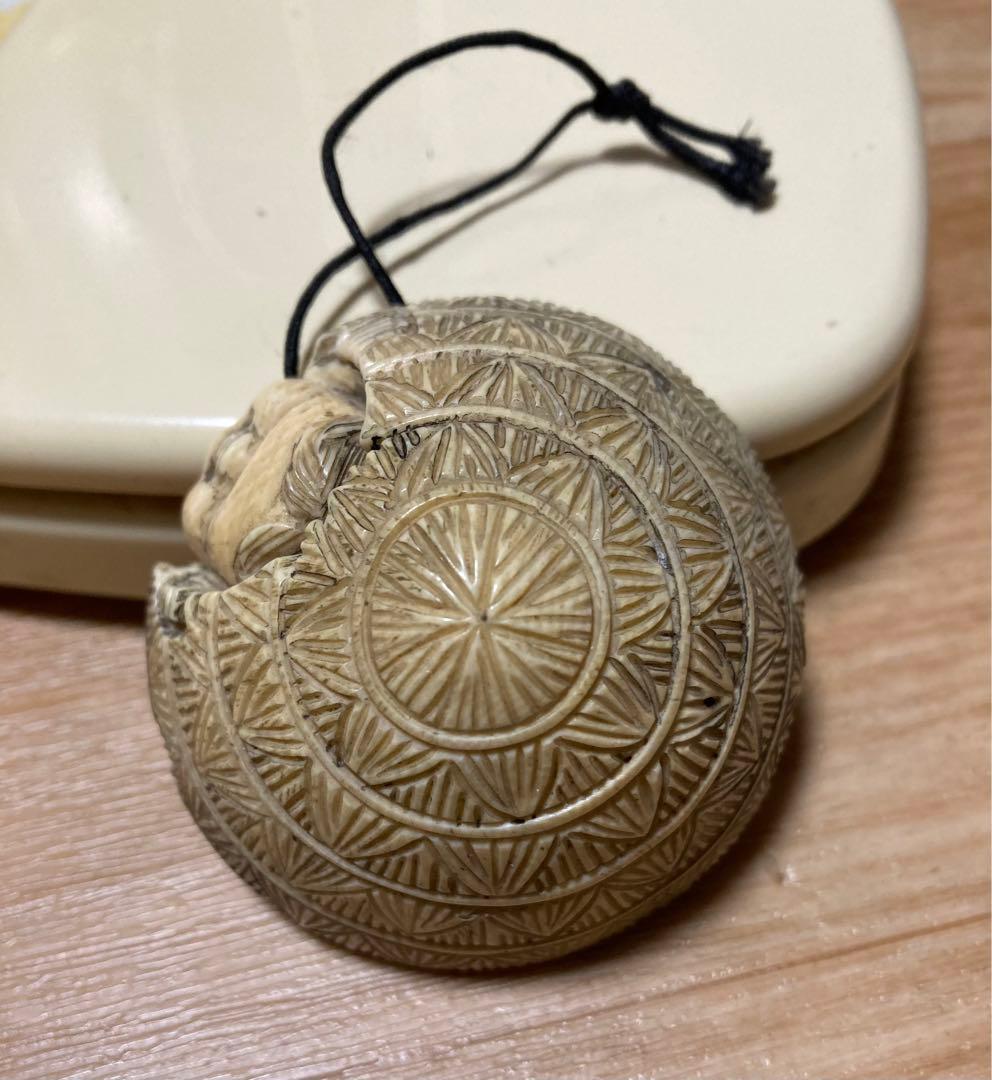 古い根付 天然素材