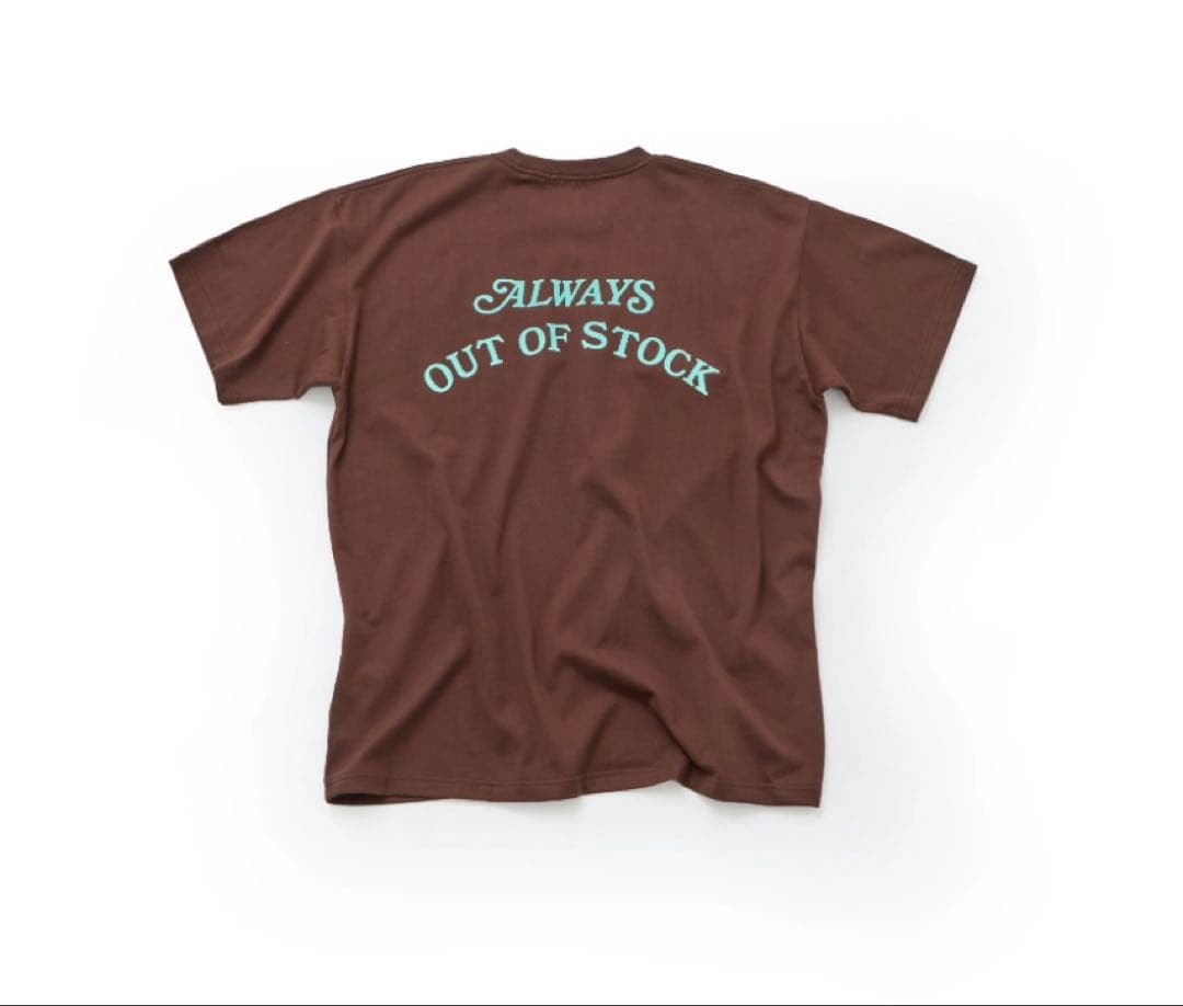 always out of stock 9周年　記念　Tシャツ　ターコイズ