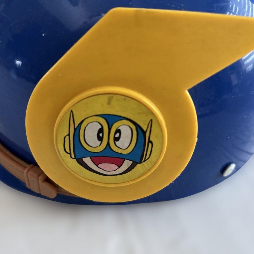 当時物　藤子不二雄　パーマン一号　ヘルメット 青