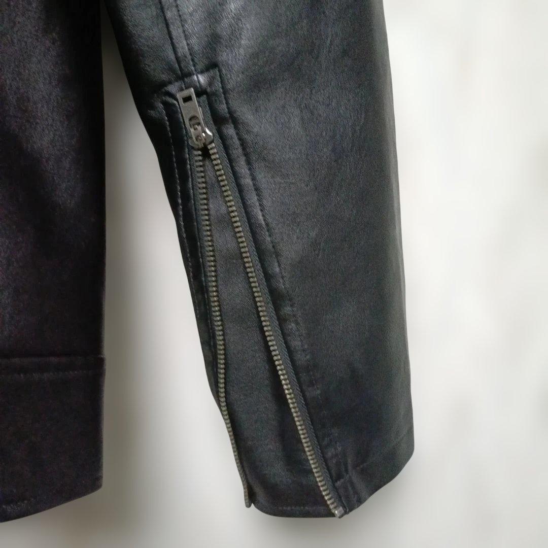 極美品 Norton ノートン ライダースジャケット 刺繍 ワッペン バイク L