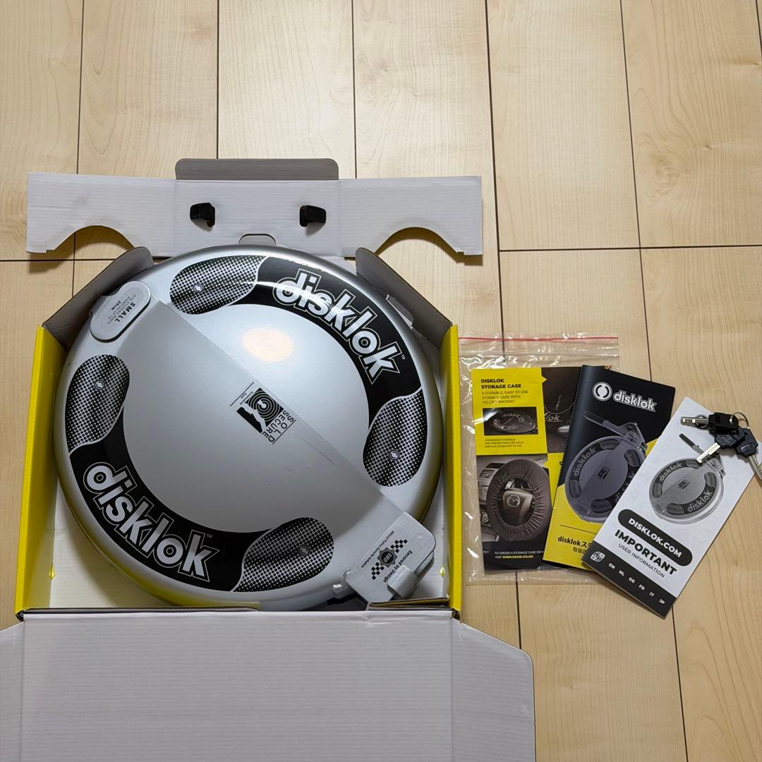 【美品・送料無料】Disklok ディスクロック Sサイズ ステアリングロック